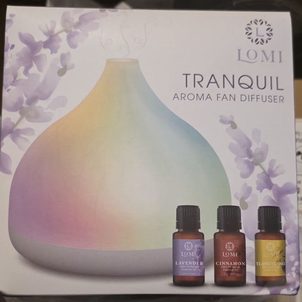 Tranquil Aroma Fan Diffuser - Pastel Gradient